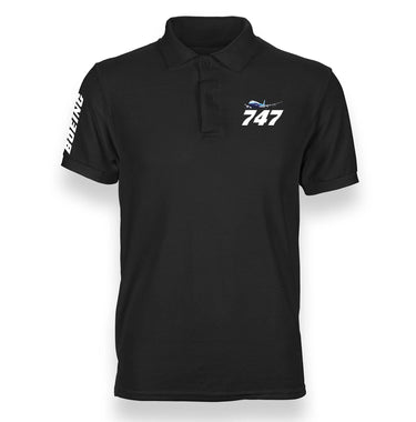 B747 DESIGNED POLO SHIRT THE AV8R